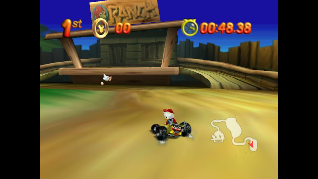 Mickey's Speedway USA (N64 Emulador) Parte 22:Desbloqueando A New Orleans Final Gameplay
