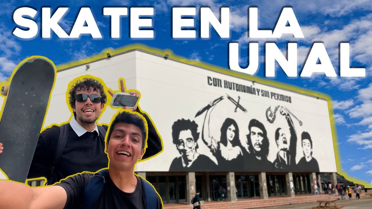 Patinando en la UNIVERSIDAD NACIONAL