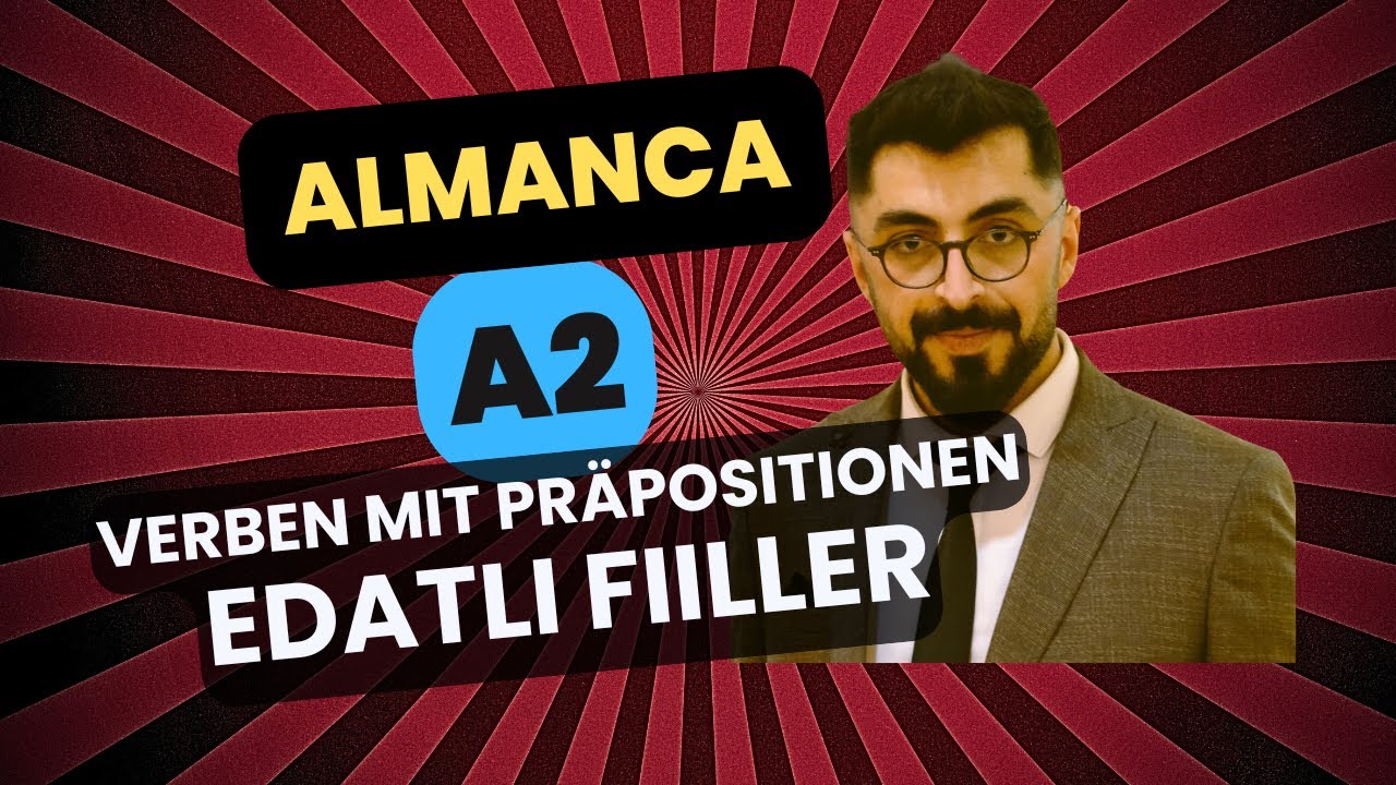 ALMANCA: A2 - DERS 13 Verben mit Präpositionen / Edat ile kullanılan Fiiller konu anlatımı #almanca