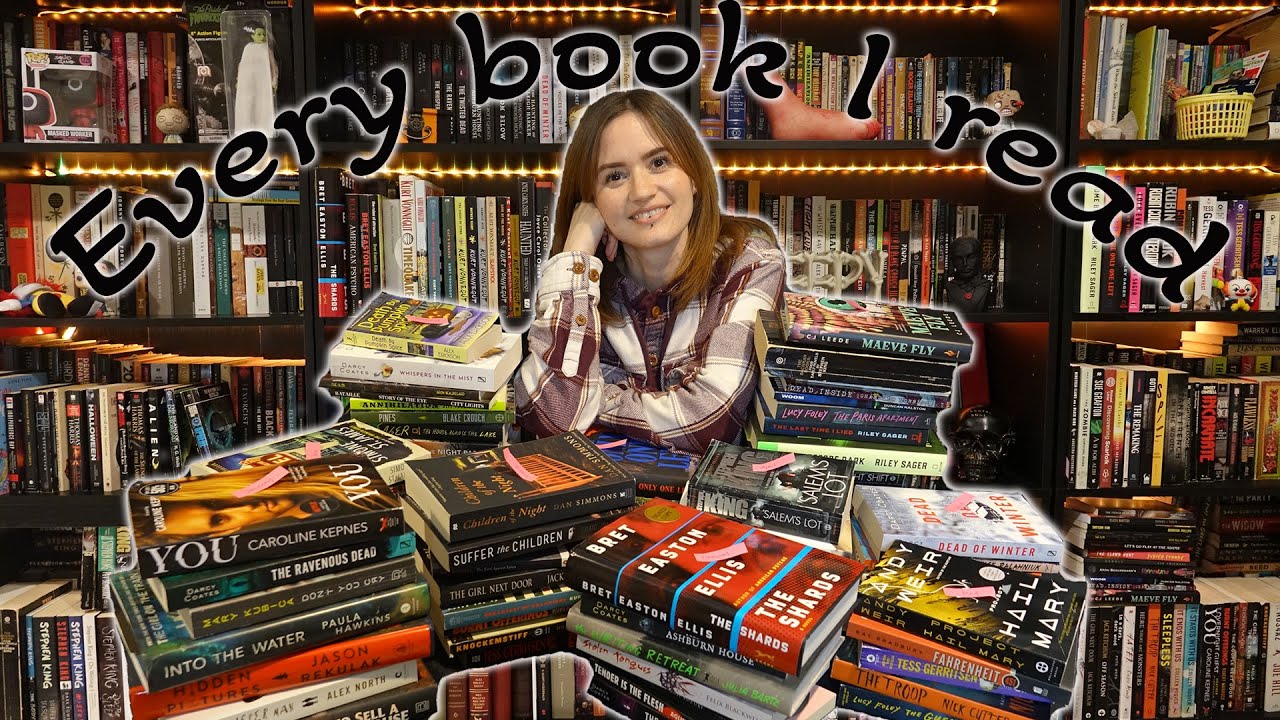 EVERY BOOK I READ IN 2023 (all 100+) | horror, thriller, sci fi, extreme horror, mystery and more