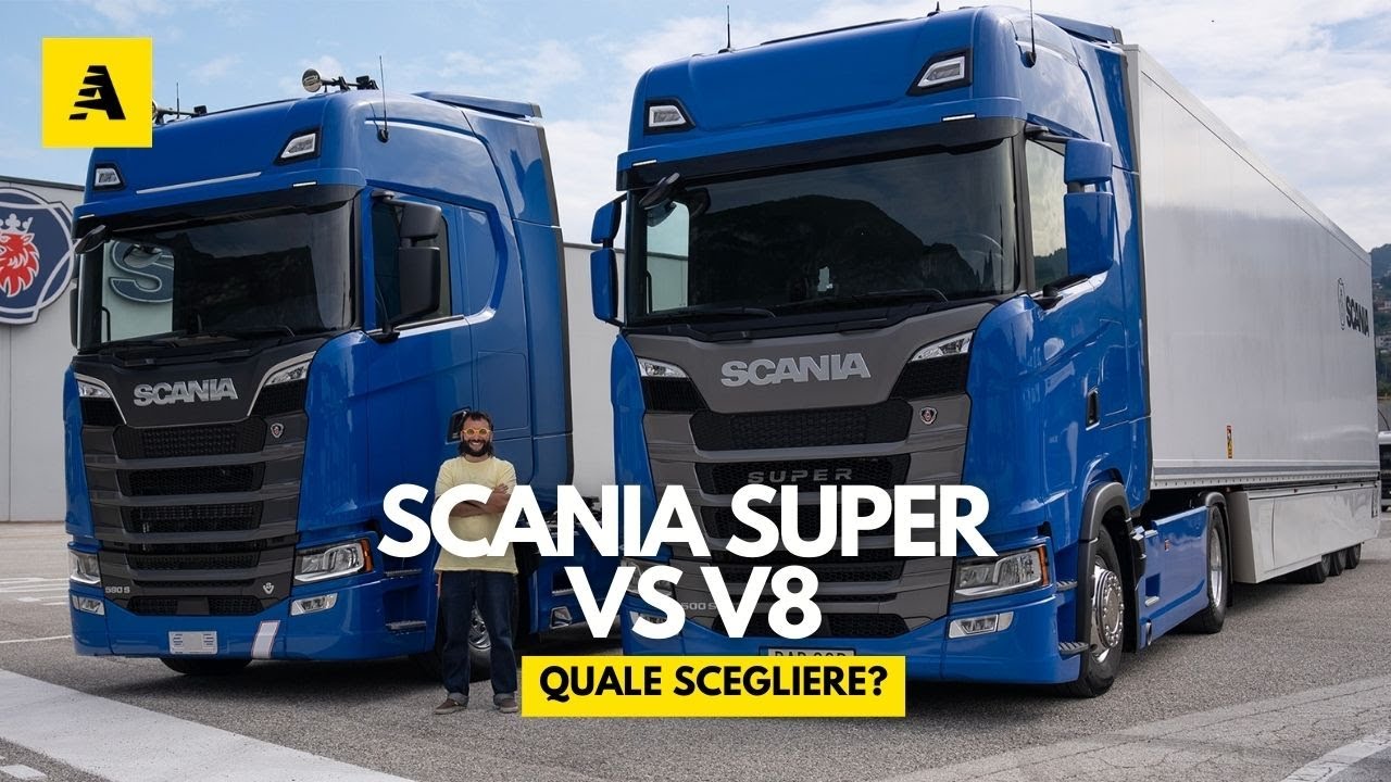SCANIA Super vs SCANIA V8: quale camion (dei sogni) SCEGLIERE?