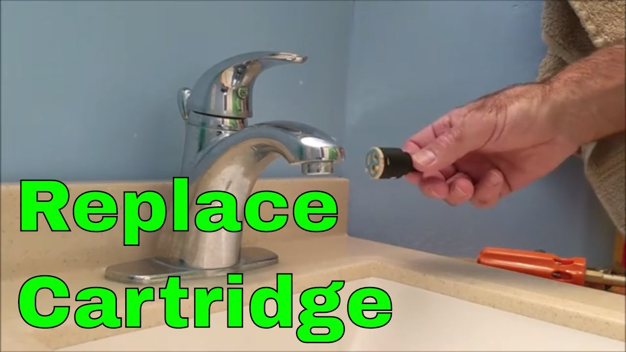 Replace Cartridge on a Single Handle Price Pfister Bathroom Faucet, Free Replacement