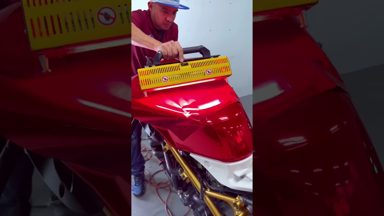 CHROME Wrap on a Bike! #ducati #bikelife #carwrap #carwrapping