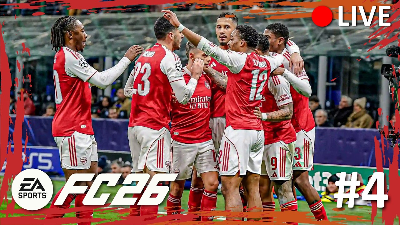 🔴 [LIVE] AKANKAH JUARA EPL MUSIM INI? Manager Career, Arsenal Glory Eps. 4 | FC26