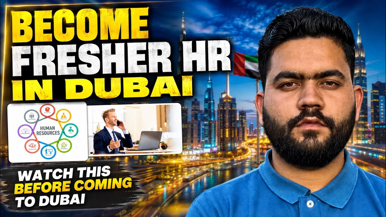 Want to Become an HR in Dubai as a Fresher? WATCH THIS Before Coming! 🇦🇪