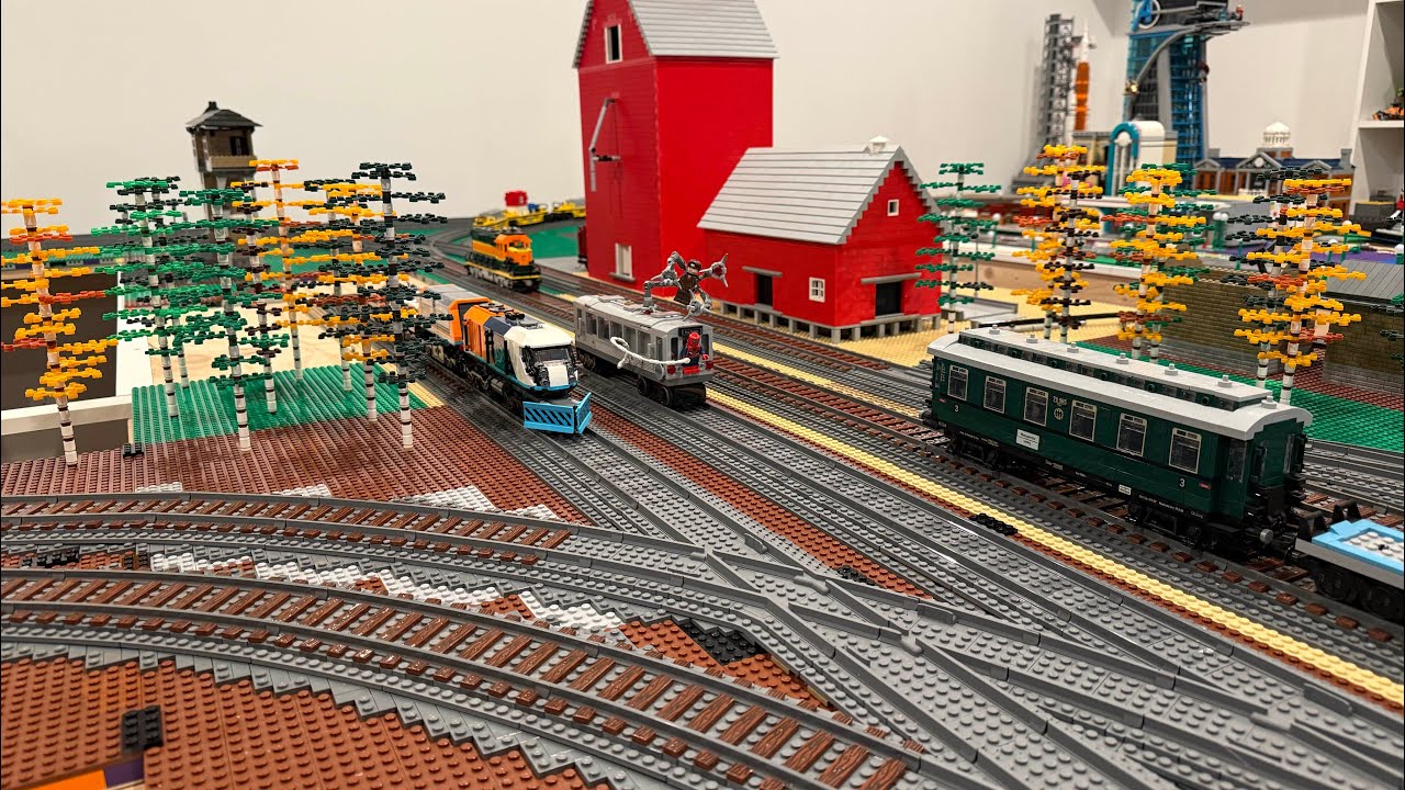 LEGO Поезда — новые модули путей для настольной и нишевой моделей.