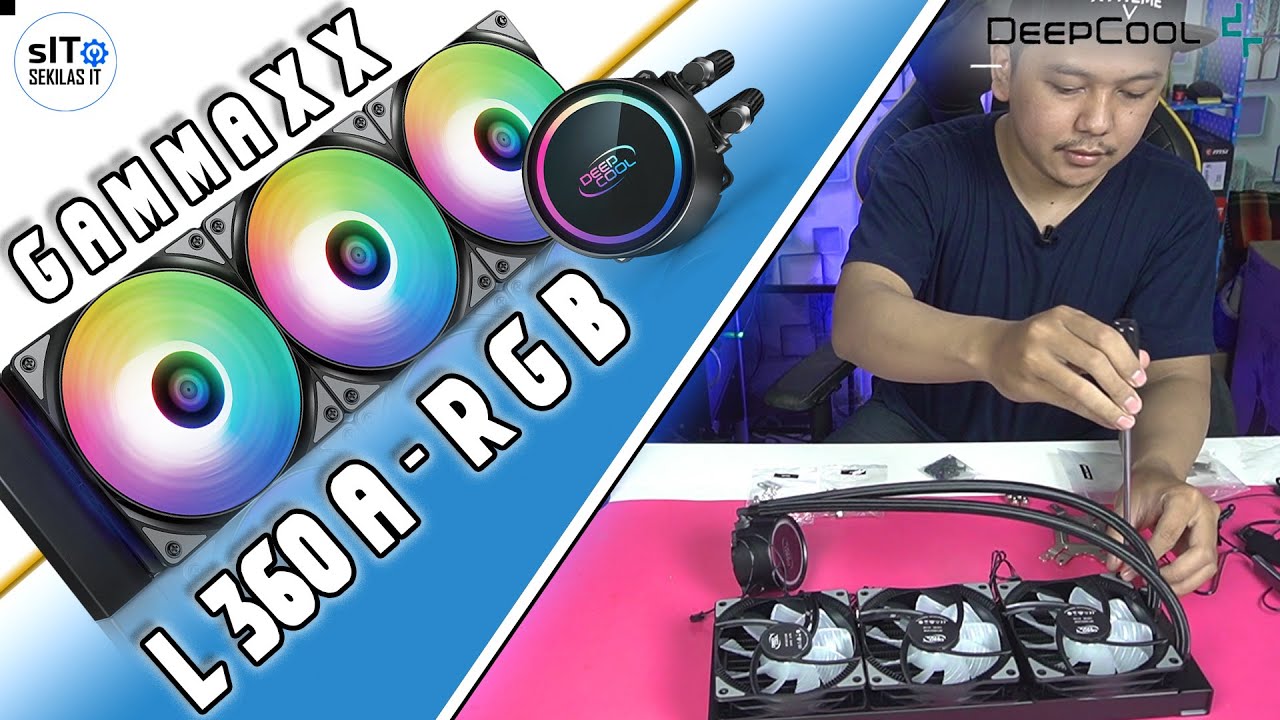 Rama Belajar Pasang AIO 360 DEEPCOOL L360 ARGB | Harga Minim Kualitas Terjamin
