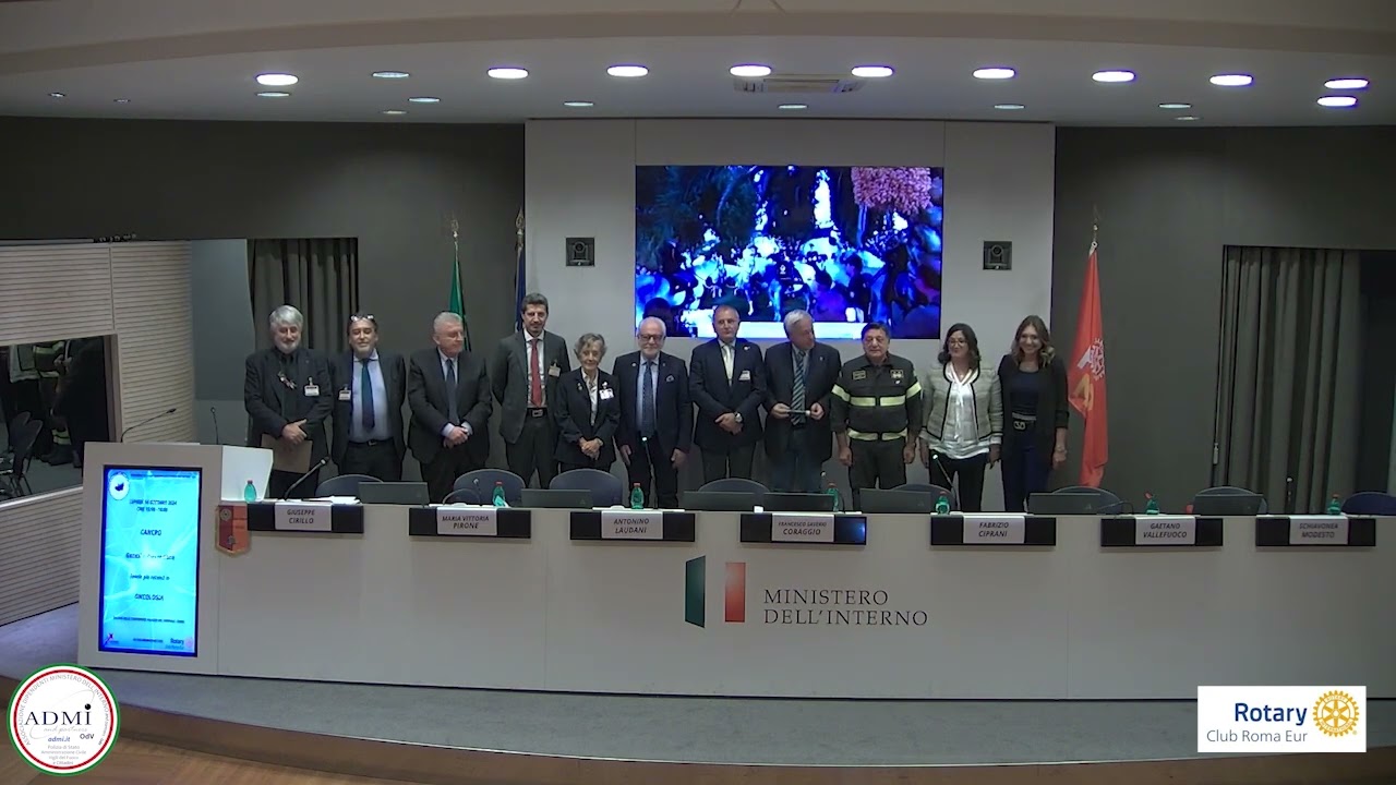 Saluti finali - Evento A.D.M.I. and partners OdV - 14/10/2024 - Cancro, genesi e prevenzione