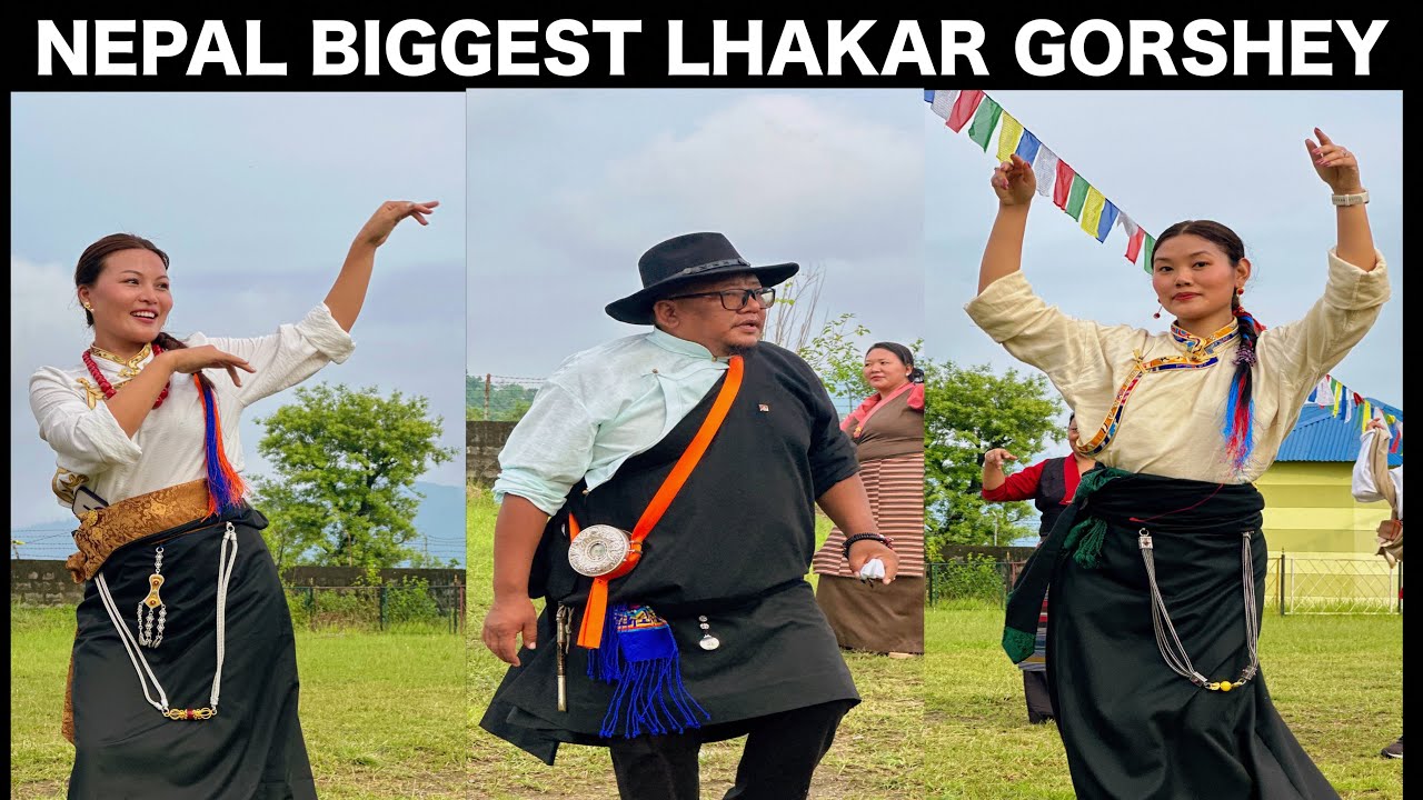 NEPAL BIGGEST LHAKAR GORSHEY / LHAKAR SANG/ AT LODRIK JAMPALING TIBETAN SETTLEMENT / POKHARA GORSHEY