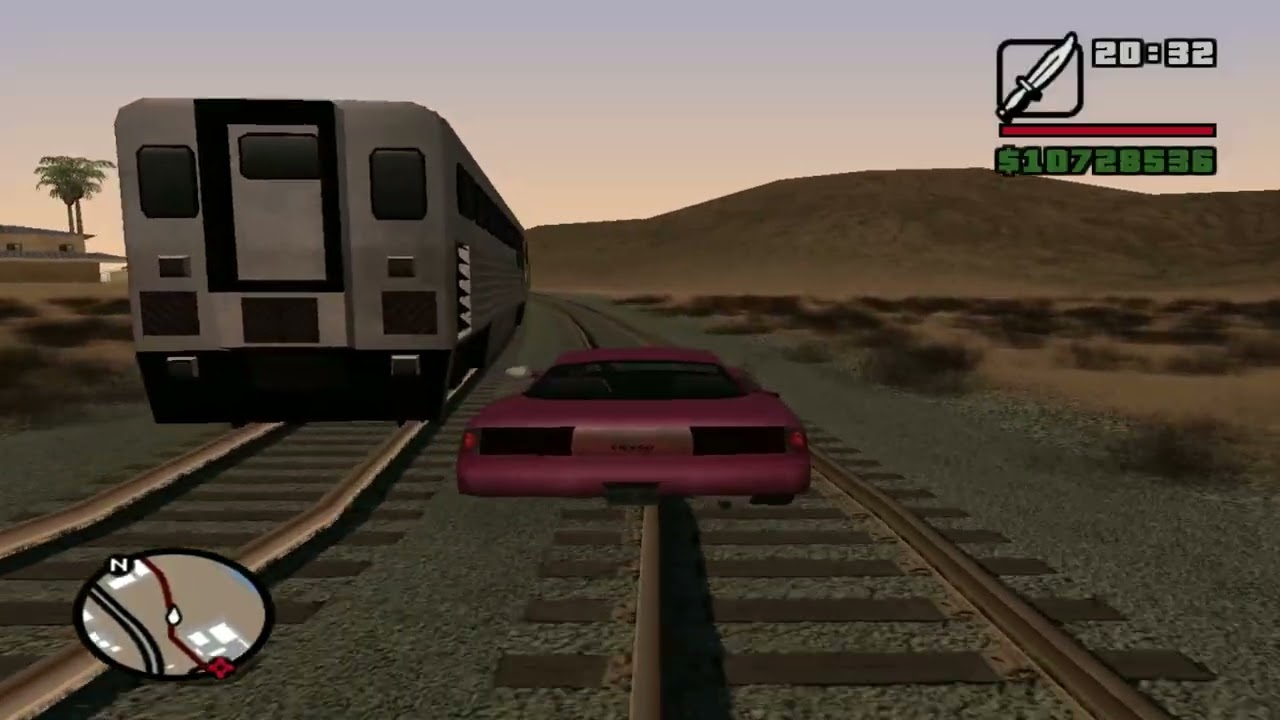 GTA#stealing a train and derailing it#gtasanandreas