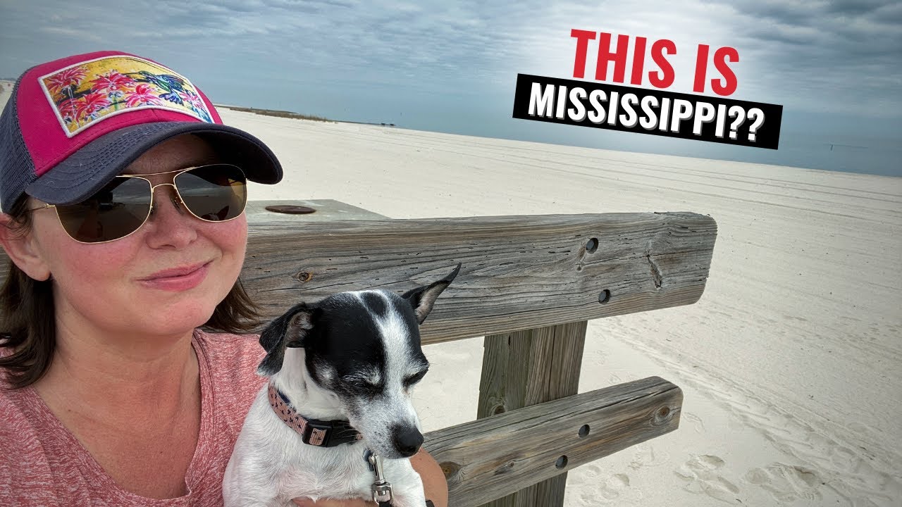 SOLO VAN LIFE ANXIETY / Gulfport Mississippi Beaches / DAY IN MY VAN LIFE Travel Vlog