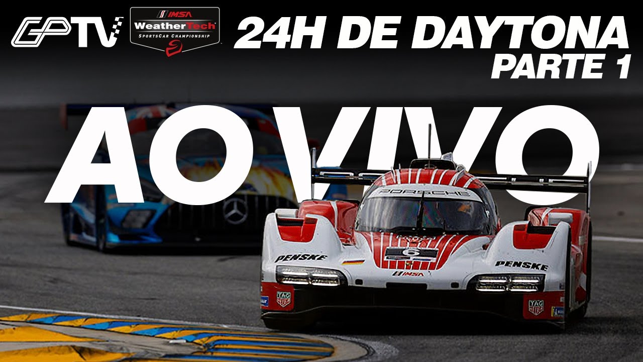 🔴 24H DE DAYTONA AO VIVO E COM IMAGENS | IMSA SPORTSCAR 2026 | 1ª ETAPA | PARTE 1 (15:30-23:00)