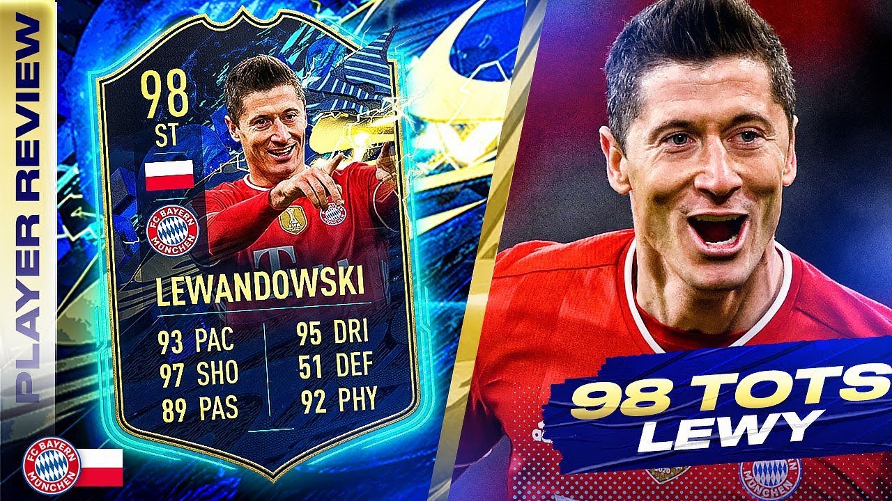 BEST LEWA EVER!!😍 98 TEAM OF THE SEASON LEWANDOWSKI REVIEW! FIFA 21 Ultimate Team