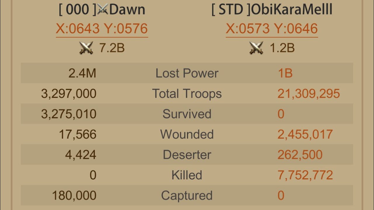 Breaking NAP on toxic server 1000 - Evony tkr