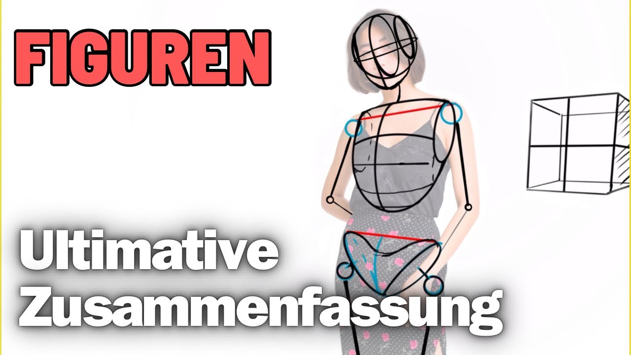 Figuren/Menschen Körper Zeichnen Lernen für Anfänger - Die Zusammenfassung von A bis Z
