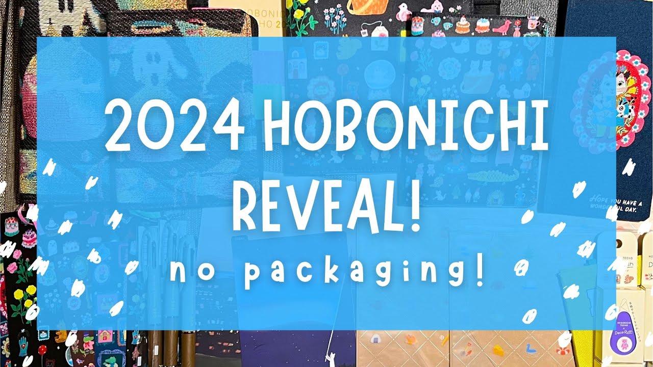 2024 Hobonichi Reveal! (no packaging) 💖 Covers, Folders, Planners, Deco Rush, and a Banana Hammer!