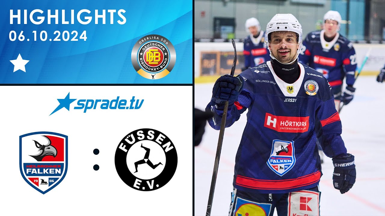 06.10.2024 - Highlights - Heilbronner Falken vs. EV Füssen