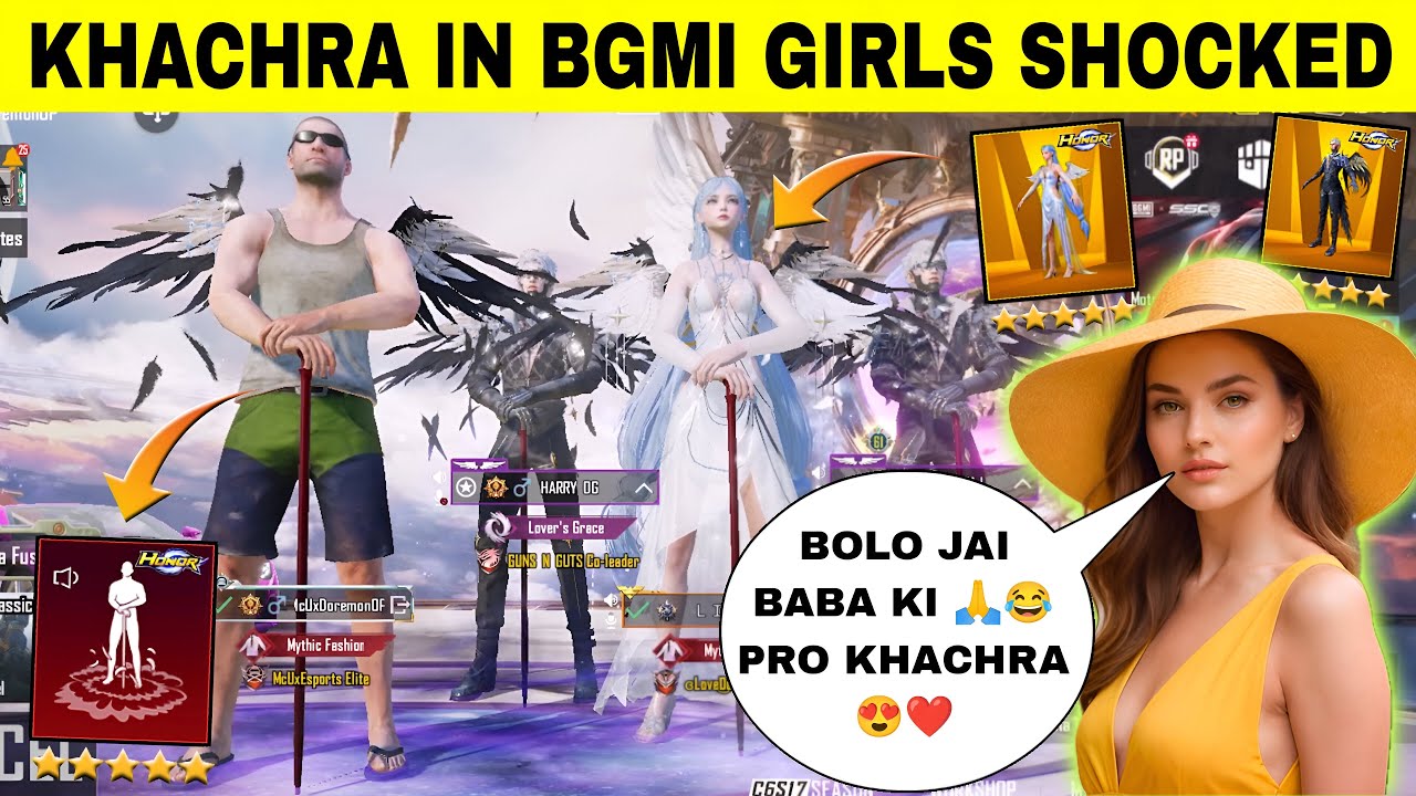 KHACHRA IN BGMI🔥 RANDOM GIRLS SHOCKED😱AFTER SEEING NEW ULTIMATE SET😍 PART-2