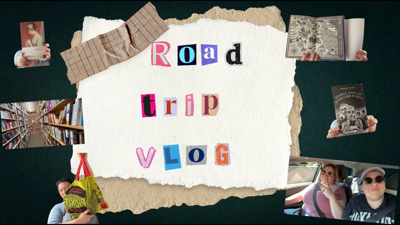 Road Trip Vlog: thrifting & used book shopping