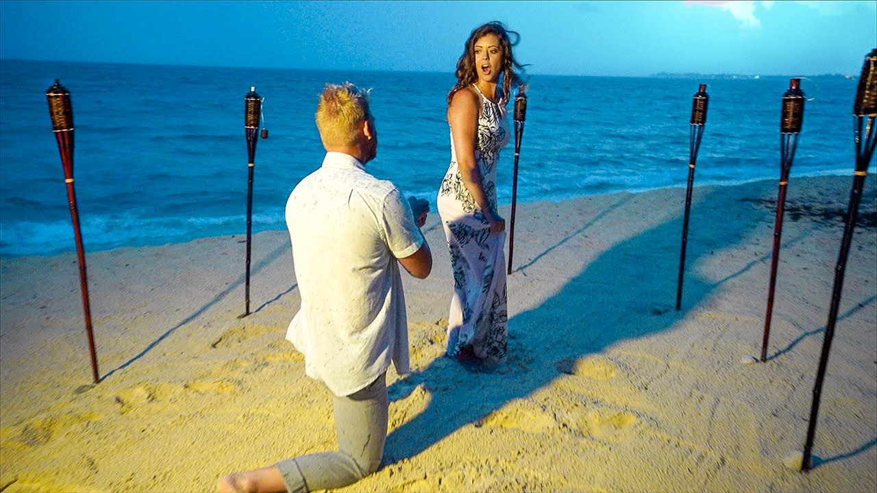 Super Secret SURPRISE Proposal on the Beach!!