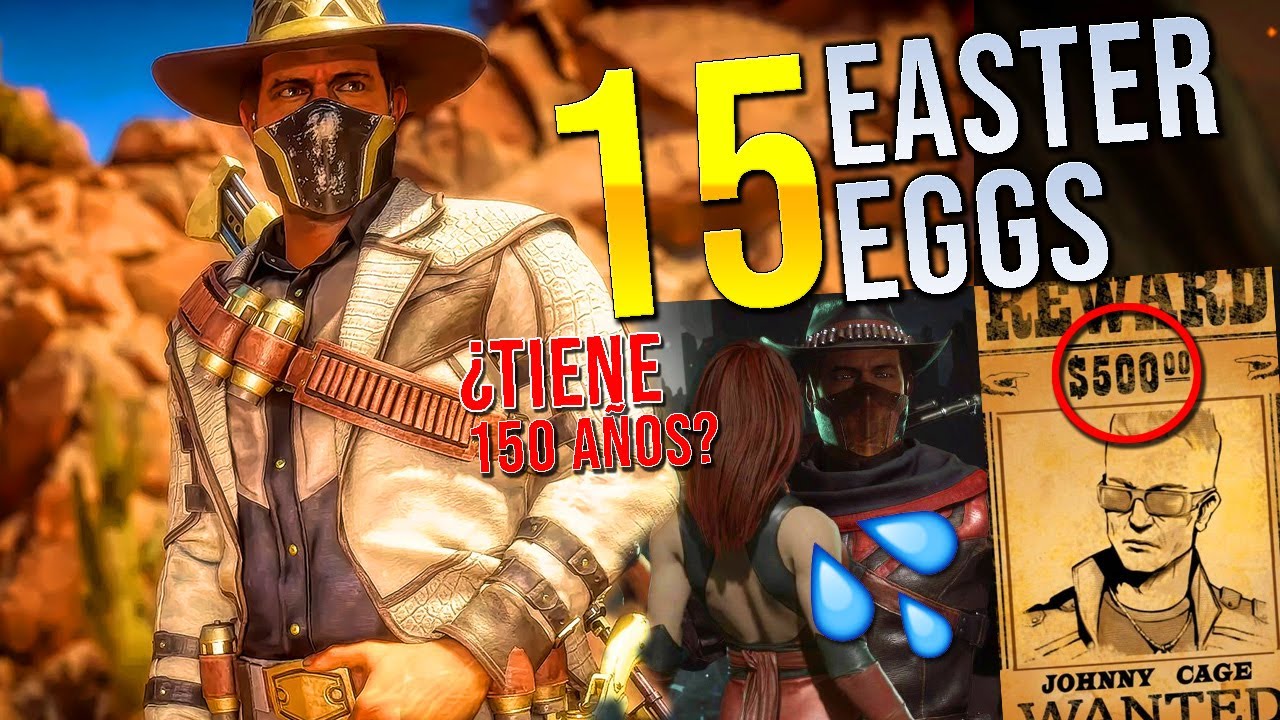 15 Curiosidades, Easter Eggs de Erron Black - Mortal Kombat (Vaquero de Texas, Black Dragon, Edad)