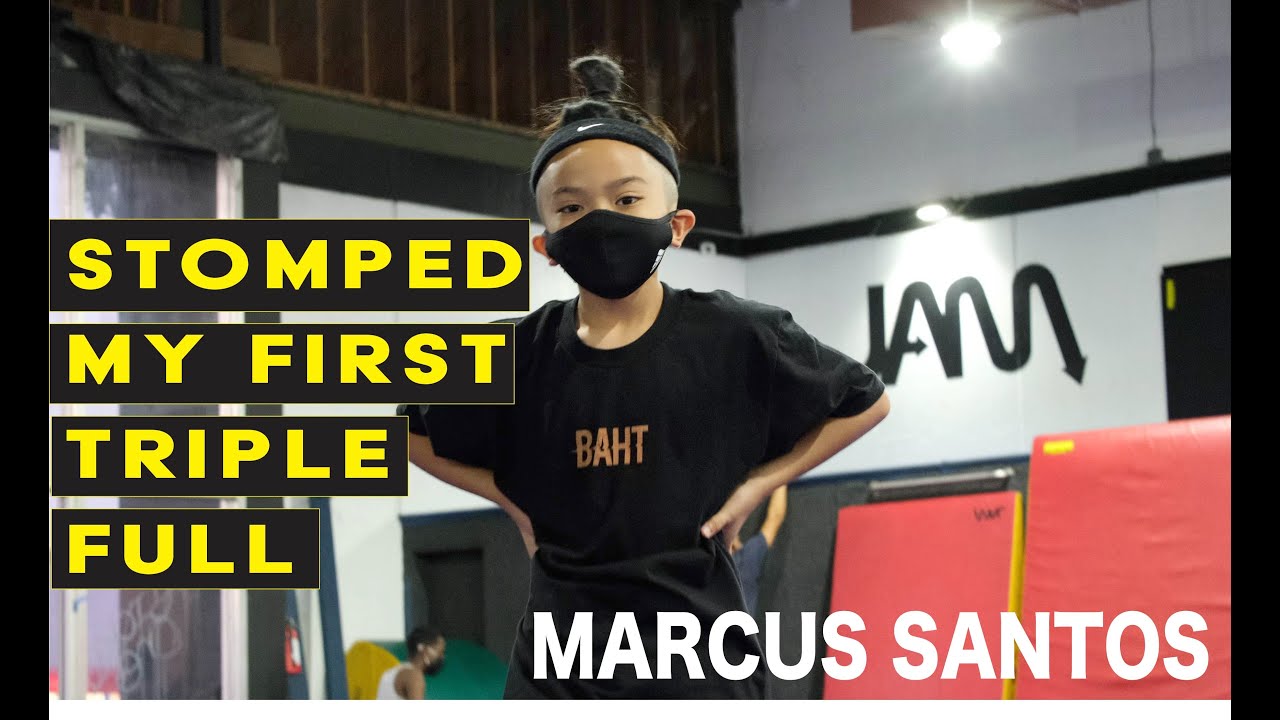 INSANE TRICKING 9 YEAR OLD STOMPED TRIPLE FULL (LA Trip / JAM Session)