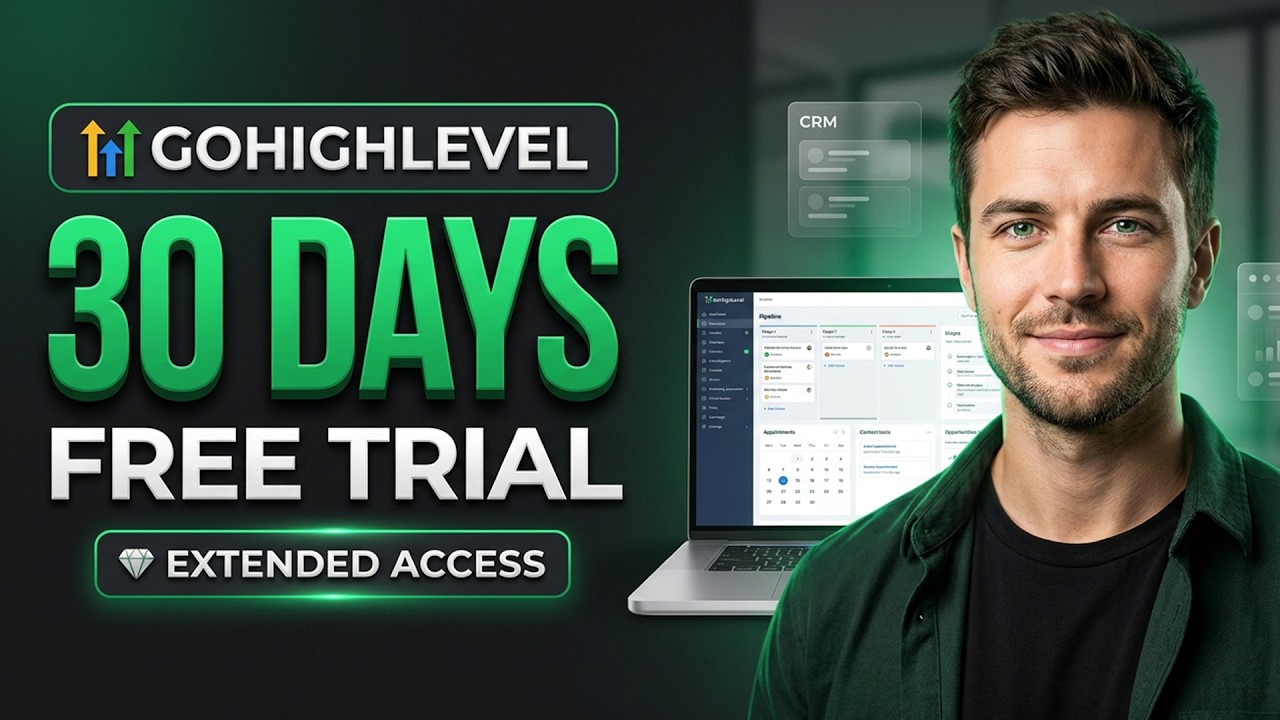 GoHighLevel Free Trial 🟩 Get Extended 30 Day Trial + Extra Bonuses (2026)
