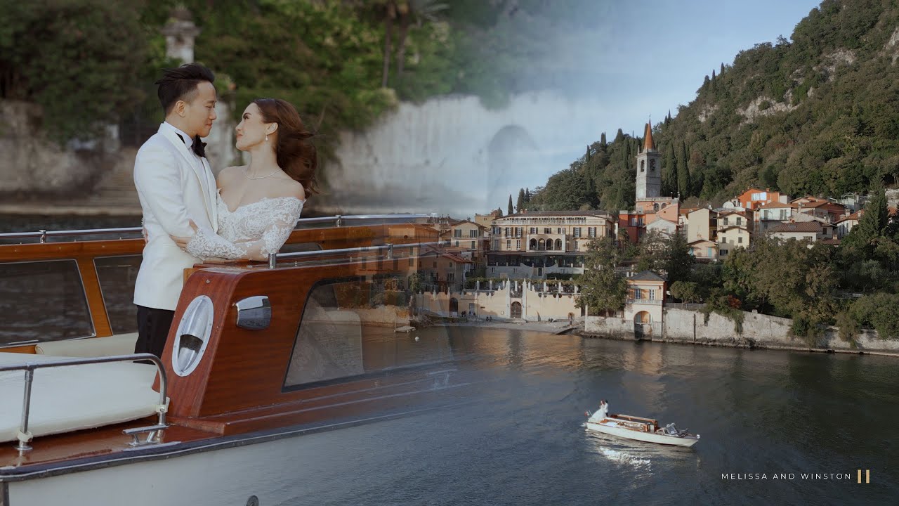 Melissa Campbell and Winston's Destination Wedding at Lake Como, Hotel Villa Cipressi, Varenna
