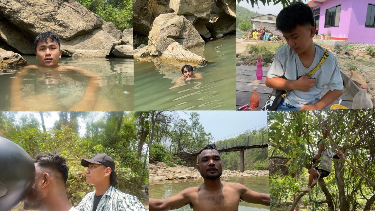 Lastai Garmi 🥵vayerw dai rw sathi sanga Kehuli tirw swimming 🏊 garna gako la free ma 😂🤣🤣