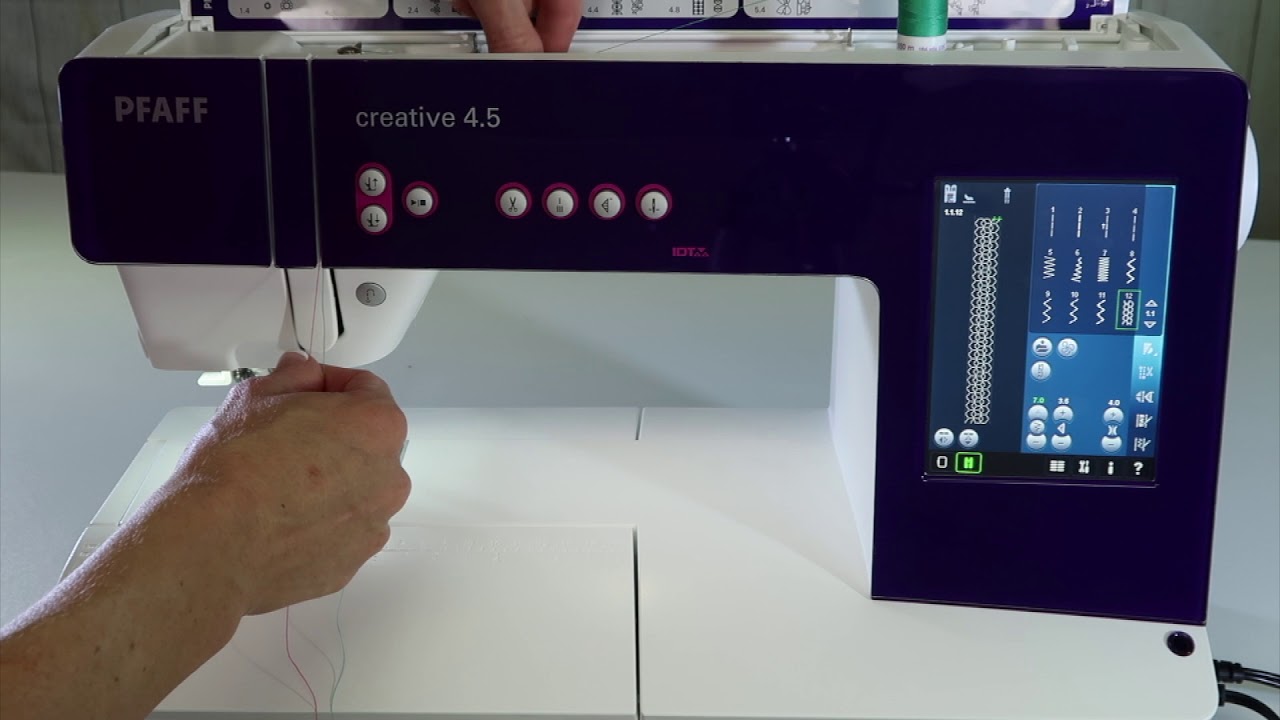 PFAFF creative 4.5 73 Twin Needle Threading