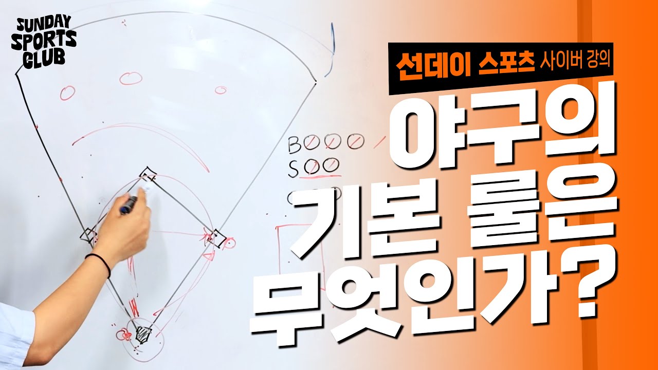 야구 기본 룰 10분 총정리!✏️ 이것만 보고 야구장 가면 아는 척 무.조.건 가능!⚾ | 선데이 스포츠 사이버 강의