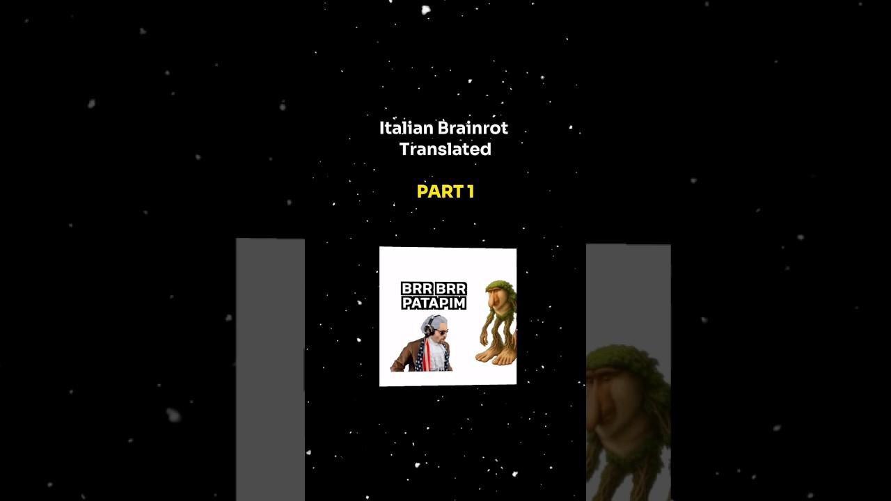 Italian Brainrot TRANSLATED (English Voiceover)! Part 1 #italianbrainrot #brainrot #brainrotmemes