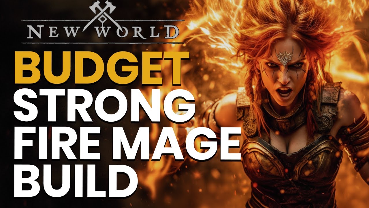 New World Fire Mage DPS Build On A Budget For FAST Kills! (New World DPS Guide)