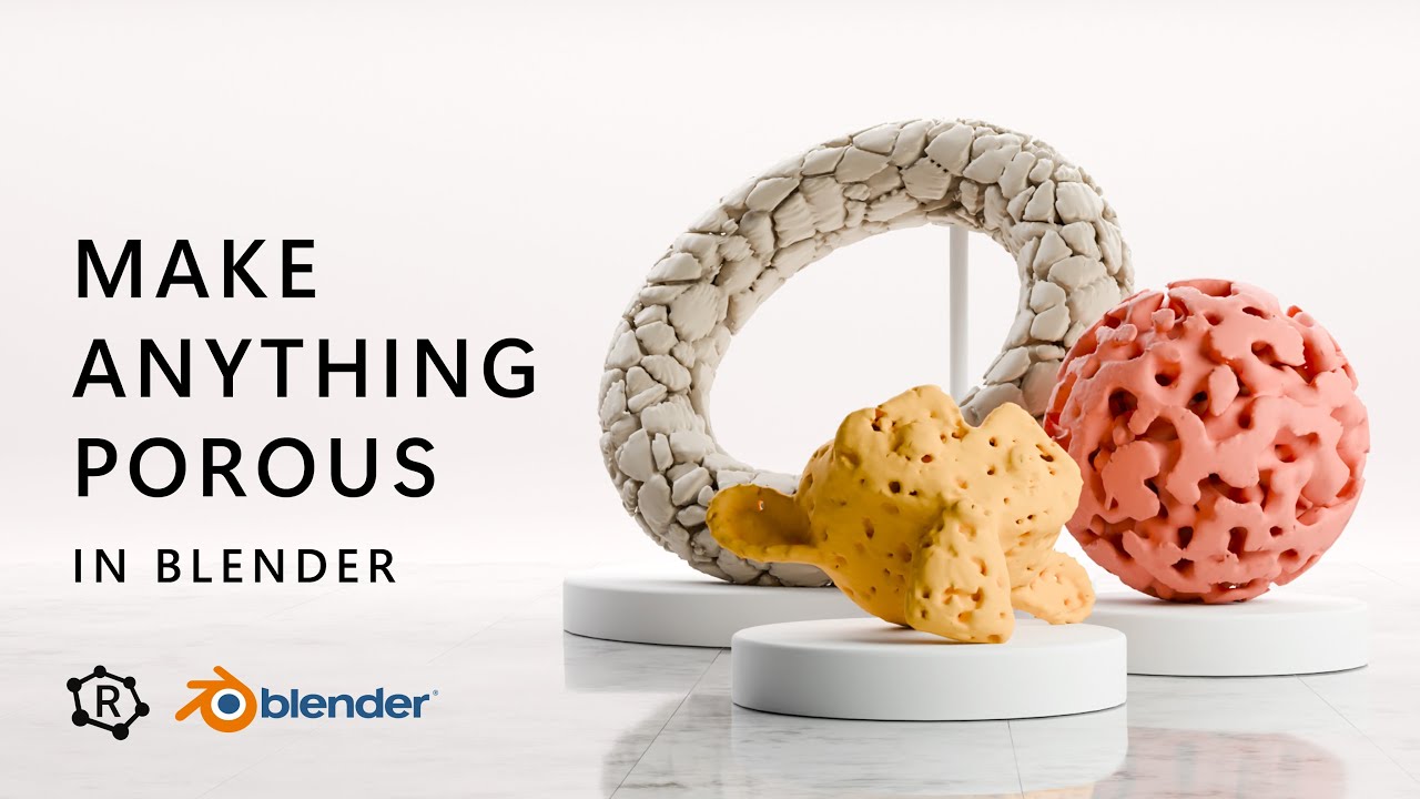 Make ANYTHING porous in Blender