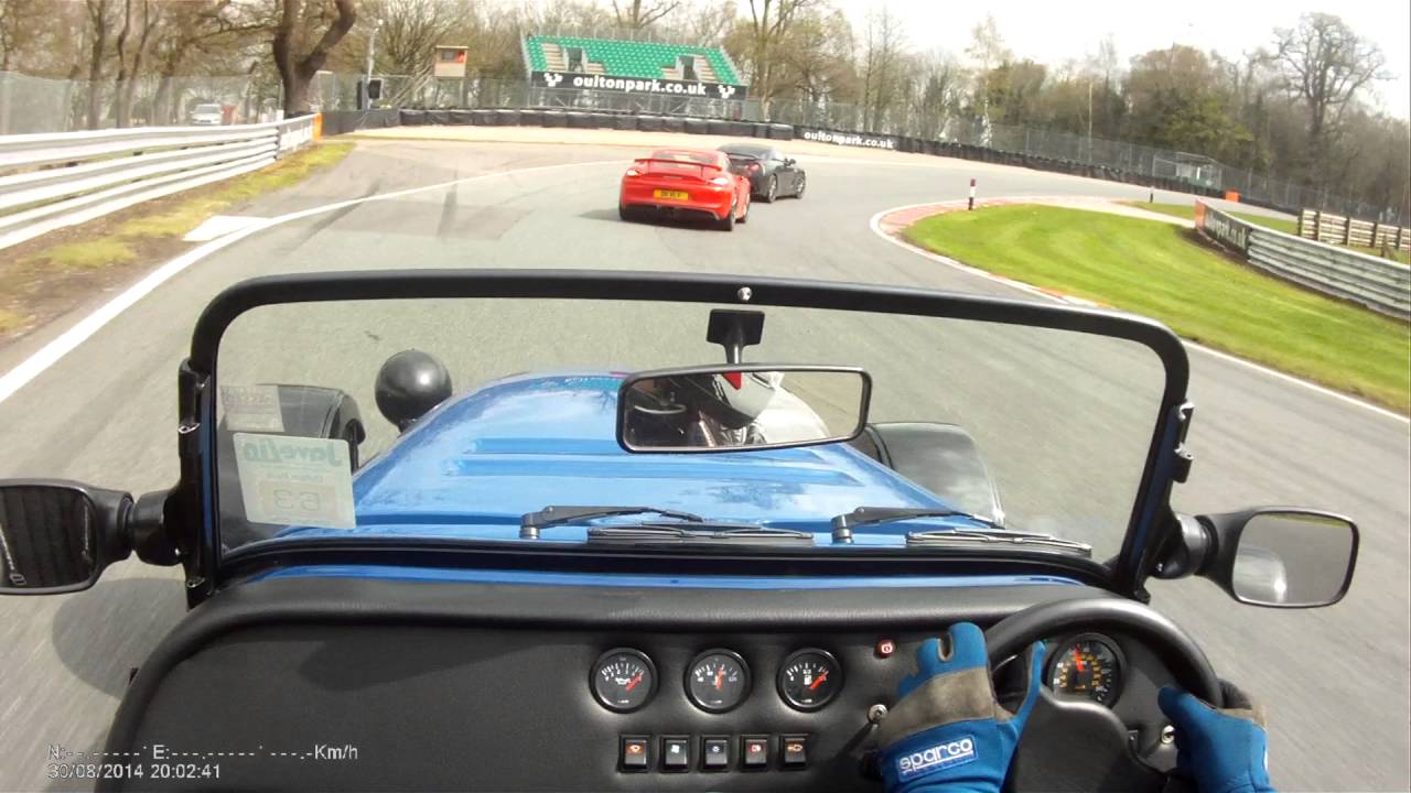 Westfield vs Porsche GT4 and Nissan GTR. Oulton Park 2016