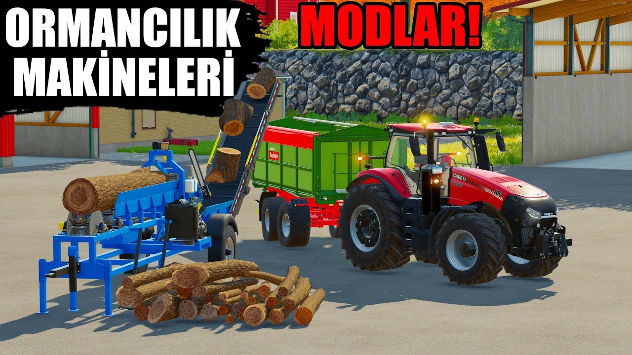 MUHTEŞEM KÜTÜK KIRMA MAKİNESİ | FARMING SIMULATOR 22