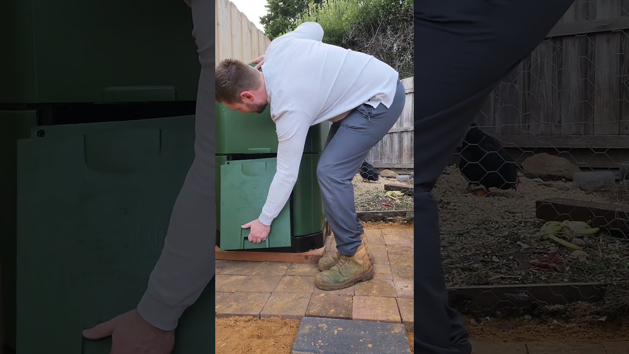 Setting up my new 400L Aerobin Composter