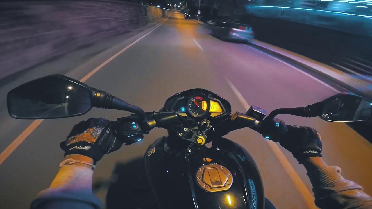Pulsar 200 NS / Night Ride For Fun !