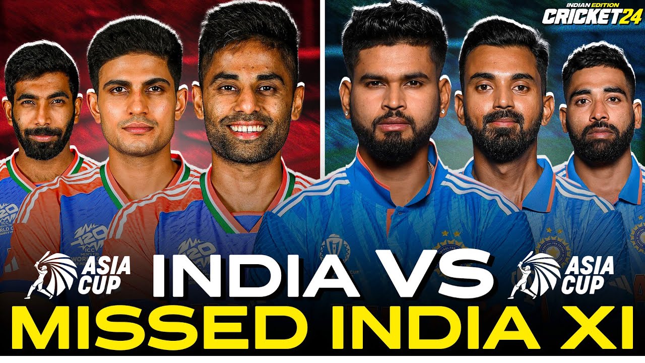 IND (5-3) 😱 ASIA CUP 2025 🏆 MISSED XI vs INDIA  - CRICKET 24