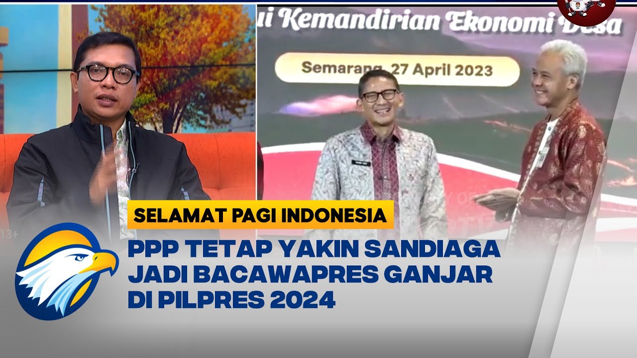 PPP Tetap Yakin Sandiaga Jadi Cawapres Ganjar di Pilpres 2024