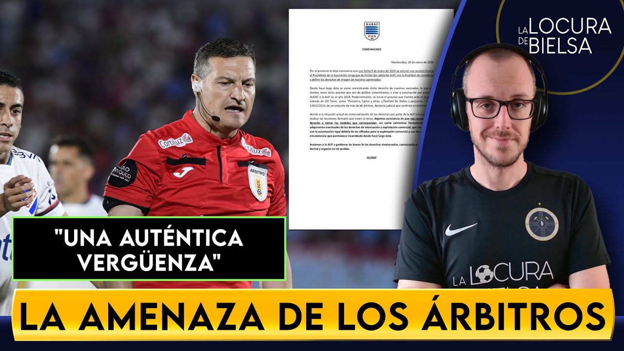LOS ÁRBITROS AMENAZAN CON PARAR EL FÚTBOL