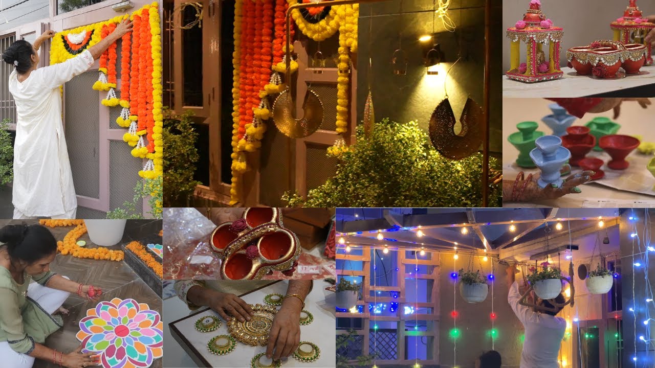 कैसे करें दिवाली डेकोरेशन ?? Diwali Decoration Tips & Ideas ,SELFIE POINT for DIWALI , Festival Prep