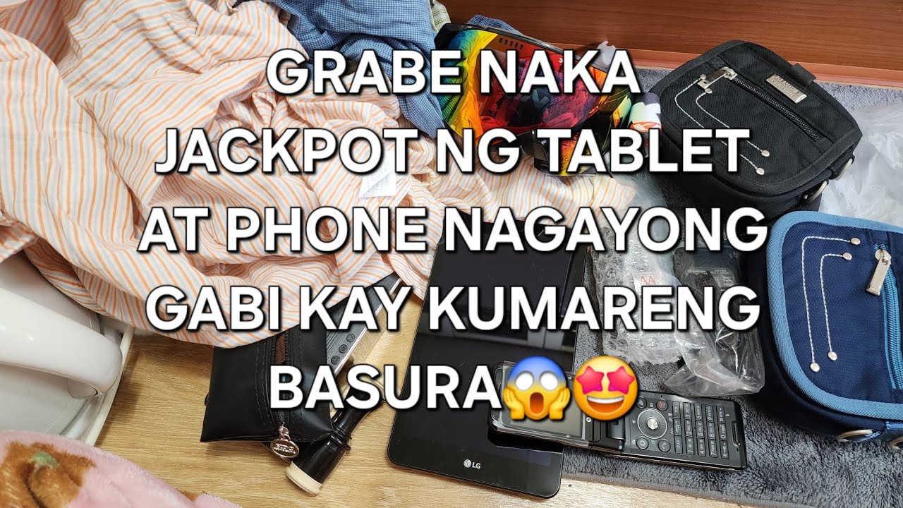 DUMPSTER DIVING KOREA... naka jackpot ng tablet phone ngayong gabi🤩
