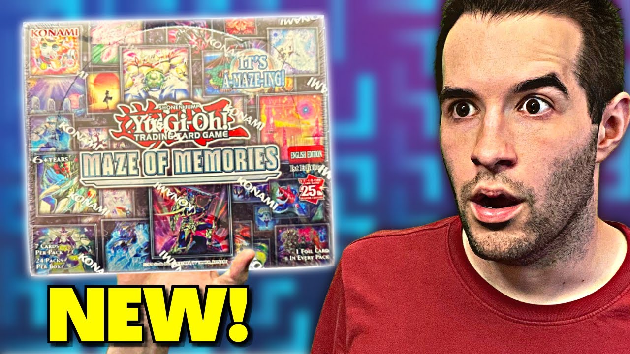 Открытие НОВОГО коллекционного набора от Konami! (Maze Of Memories)