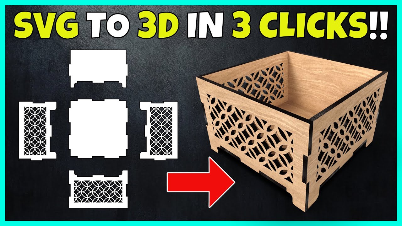 SVG Design To 3D Model in 3 Simple Steps!