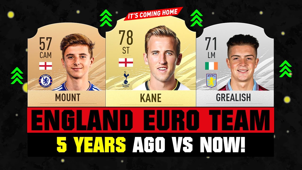 IT'S COMING HOME - ENGLAND TEAM 5 YEARS AGO VS NOW! 🏆😱