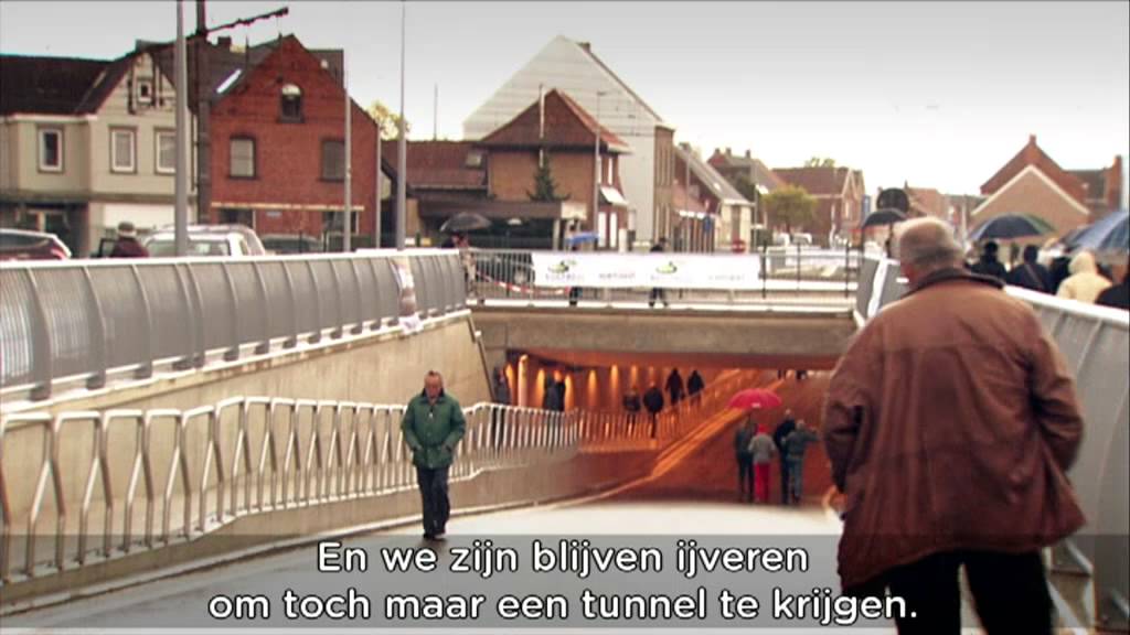 De nieuwe tunnel onder de sporen in Lichtervelde