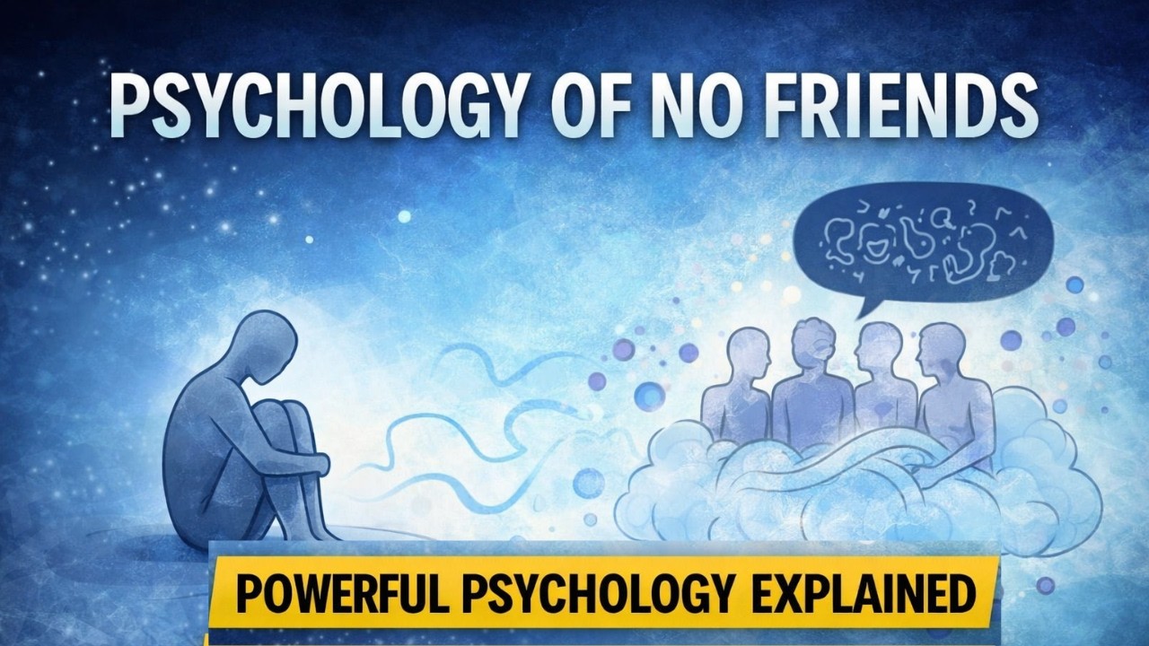 Psychology of Having No Friends 🧠 The Hidden Power of Being Alone