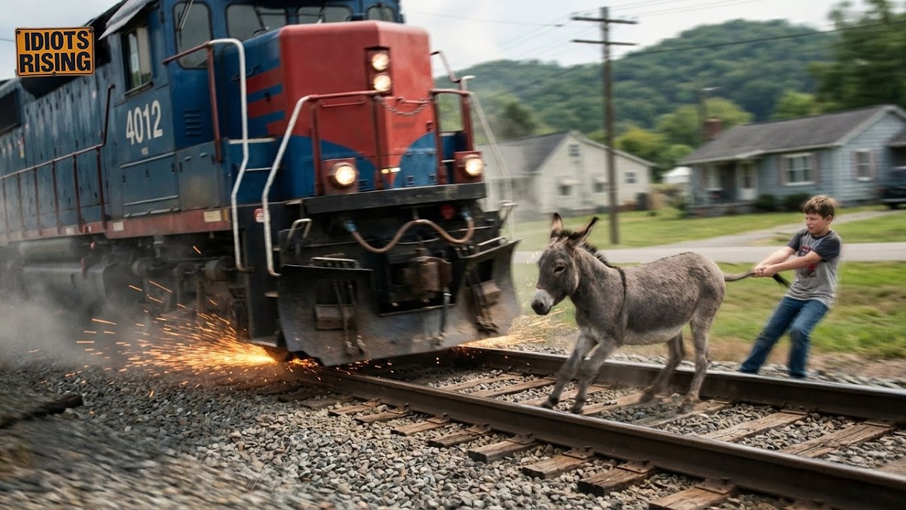 115 Terrifying Moments When Animals Collide With Trains & Car Caught on Camera !