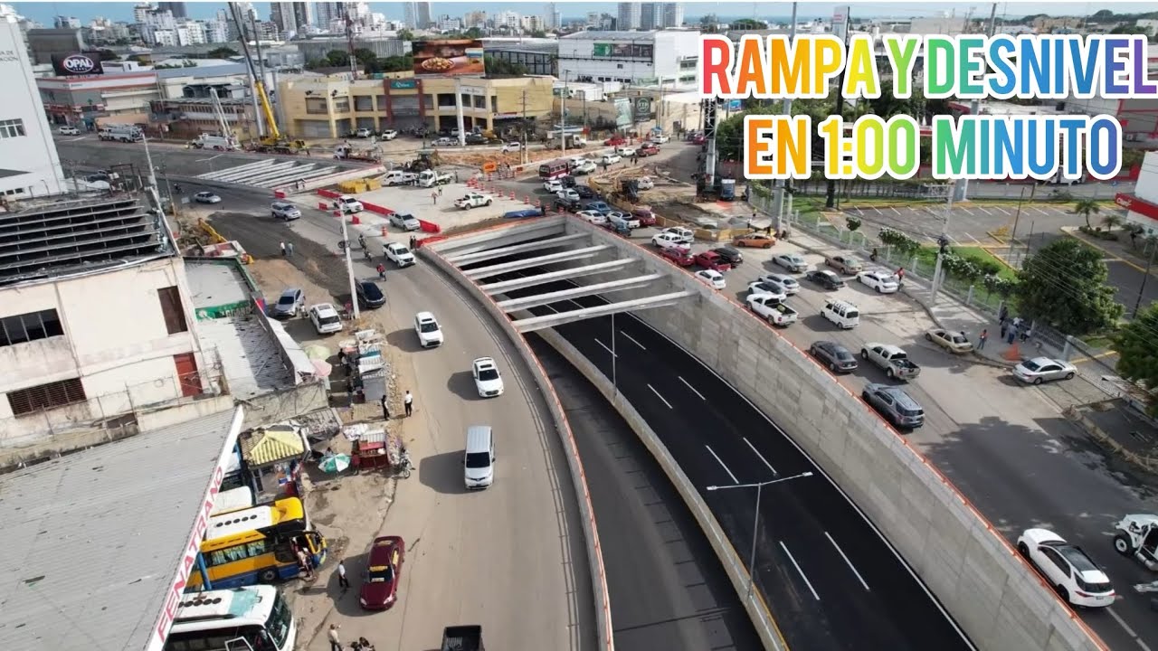 PASO A DESNIVEL prolongaci&oacute;n 27 Y RAMPA COMPLETO en 1:00 MINUTO